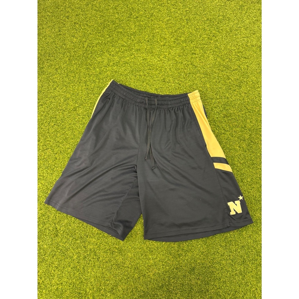 Colosseum Navy Midshipmen NCAA Athletic Shorts‎ Mens XL Blue Gold Training Gym